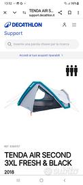 Tenda gonfiabile  3 posti