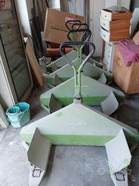 4 carrelli sollevatori/ transpallet masetti ercole