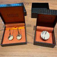 Orecchini e anello in argento fatti a mano