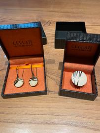 Orecchini e anello in argento fatti a mano