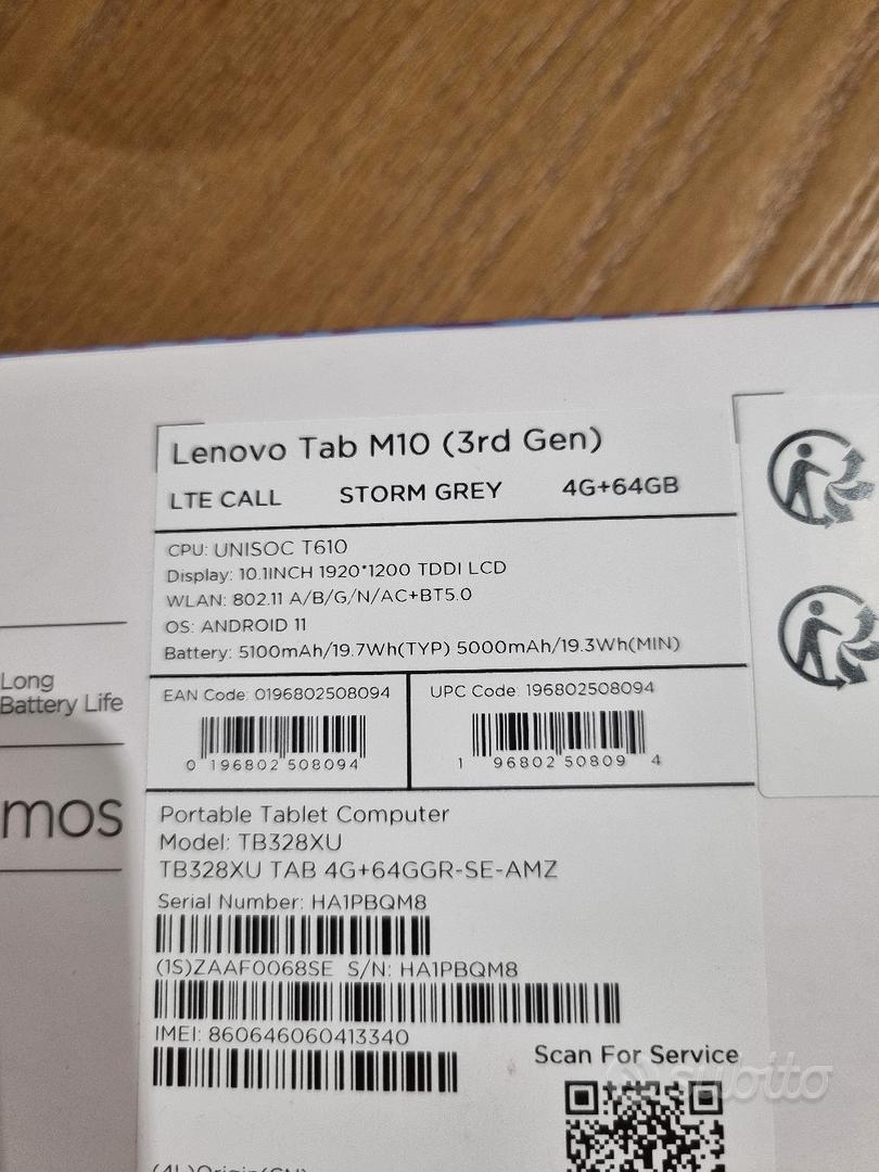 tablet lenovo m10 - Informatica In vendita a Treviso