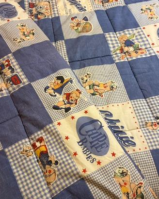 Trapunta singola, vintage, anni 90 Chipie Bassetti