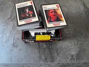 Lotto 211 carte Stranger things panini tradingcard