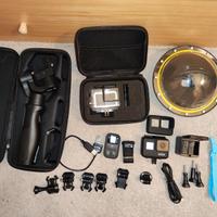 Bundle GoPro Hero 7 Black + gimbal + accessori 