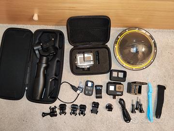 Bundle GoPro Hero 7 Black + gimbal + accessori 