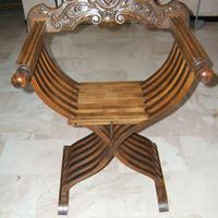 Coppia sedie savonarola