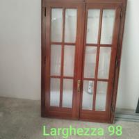 Finestra legno doppio vetro doppia anta