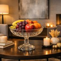 porta frutta in cristallo 