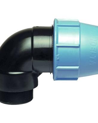 Gomiti PN16 a compressione a 90° diametri vari