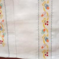 Completo per carrozzina lavorato a mano punto croc