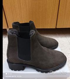 Scarponi Stivali - 38 - 100% Camoscio - NUOVI