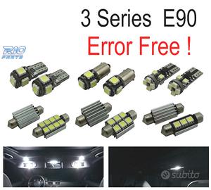 KIT 15 LAMPADE LED INTERNE BMW E90 SEDAN 320D 320D