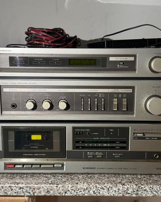 PIONEER STEREO CASSETTE TAPE DECK CT-210 vintage
