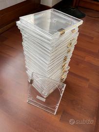 30 custodie CD trasparenti 30 JEWEL BOX CD