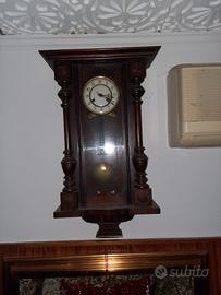 orologio a pendolo da parete restaurato
