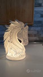 Testa di Cavallo Luminosa – Lampada Decorativa Art