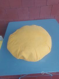 Cuscino meditazione sfoderabile giallo 
