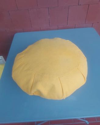 Cuscino meditazione sfoderabile giallo 