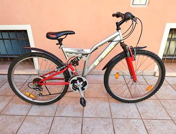 Bicicletta Mountain Bike Ragazzo 26" Ammortizzata