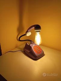 Lampada telefono Sip - Riciclo creativo - Vintage