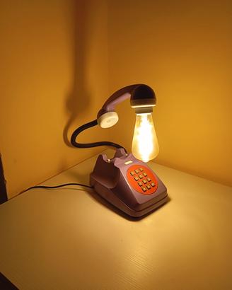 Lampada telefono Sip - Riciclo creativo - Vintage