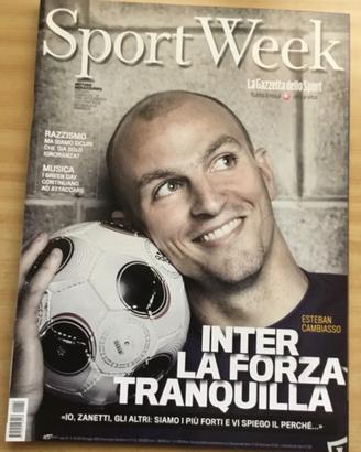 Sportweek 30/5/09 Esteban Cambiasso