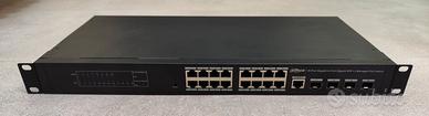Switch PoE Dahua 16 porte Gigabit+4 SFP–240W