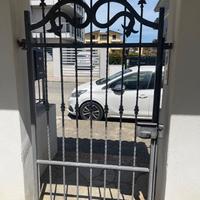 Cancello pedonale e carrabile doppia ante