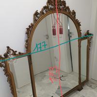 specchio color bronzo