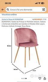 Sedie da pranzo