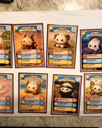 8 Cards squishy dumpling 