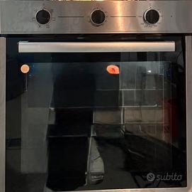 Forno elettrico da incasso ventilato in acciaio