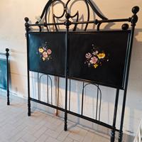 Struttura letto matrimoniale ferro battuto 