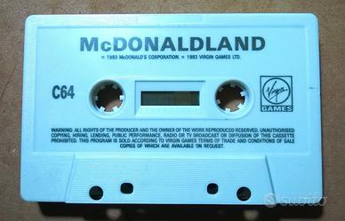 Gioco per Commodore 64 - Cassetta - McDonaldland