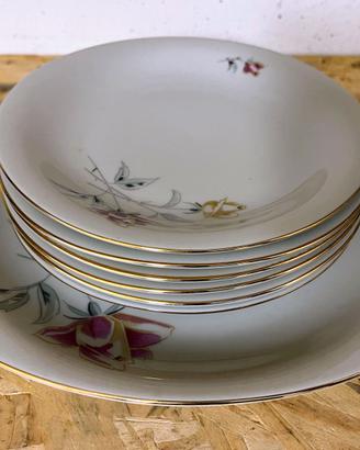 Servizio da dolce in ceramica