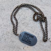 Catenina / piastrina in stile metal / militare