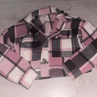 Giacca a quadri rosa