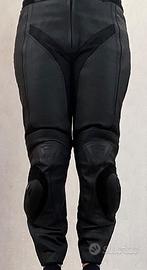 Pantaloni moto donna pelle REVIT
