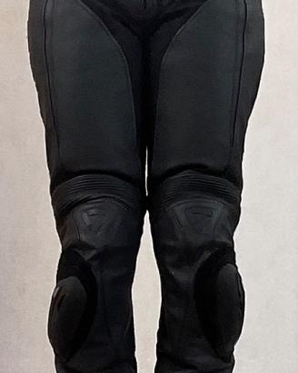 Pantaloni moto donna pelle REVIT