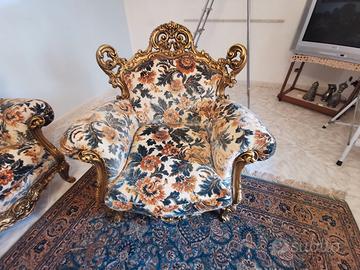 Salotto stile barocco 