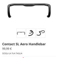 Manibrio Giant SL Aero 400mm + attacco 80mm