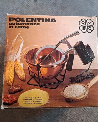 Paiolo in rame elettrico per polenta 