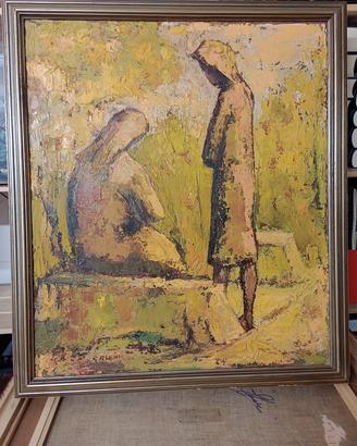 Roberto Rabini  dipinto su tavola  