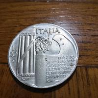 Moneta 20 Lire "Meglio vivere un giorno da leone" 