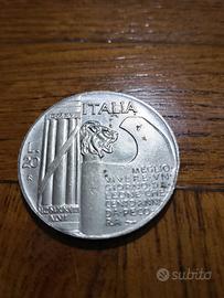 Moneta 20 Lire "Meglio vivere un giorno da leone" 