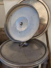 Contenitore marchiato da 100 lt in acciaio