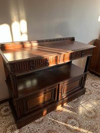 Tavolo étagère con specchiera