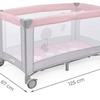 Lettino da campeggio e viaggio kinderkraft