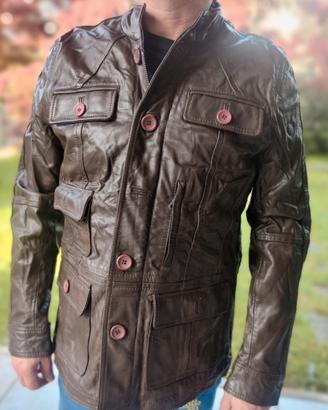 Giacca di vera pelle Pepe Jeans