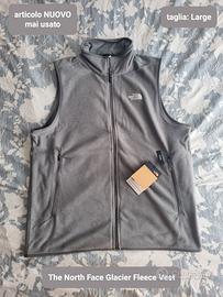 The North Face gilet tg L Glacier Fleece Vest *NEW